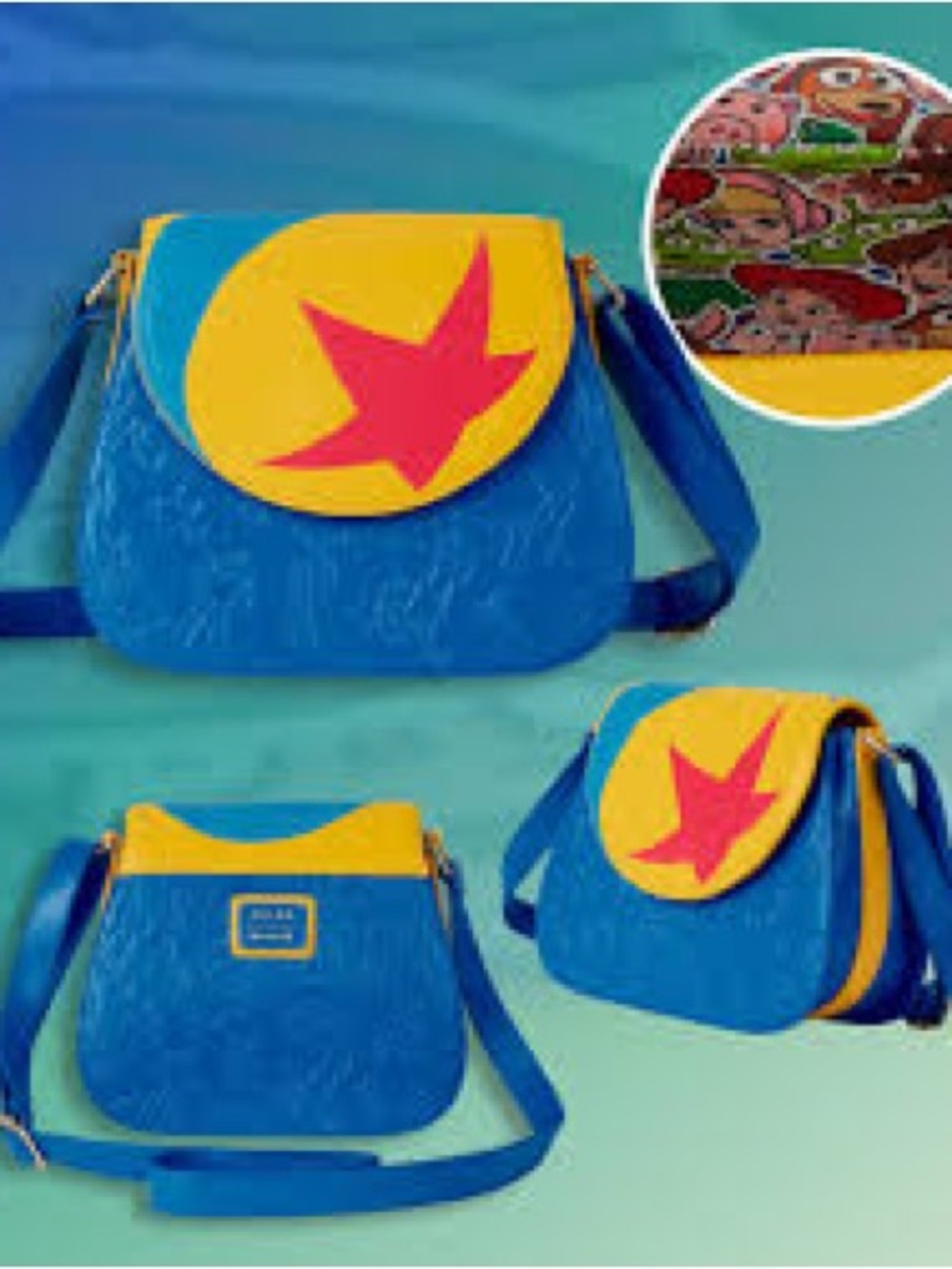NWT Toy Story AOP LE Loungefly Crossbody